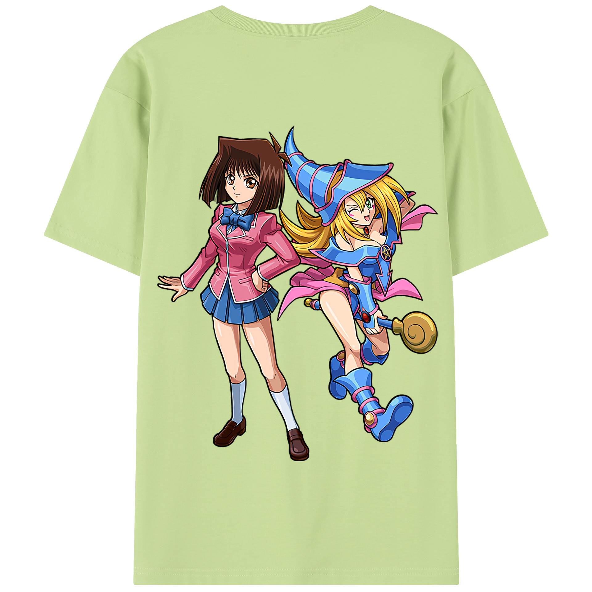 （画像用） 遊☆戯☆王 Yu-Gi-Oh! 綿100％半袖Tシャツ（背面プリント）